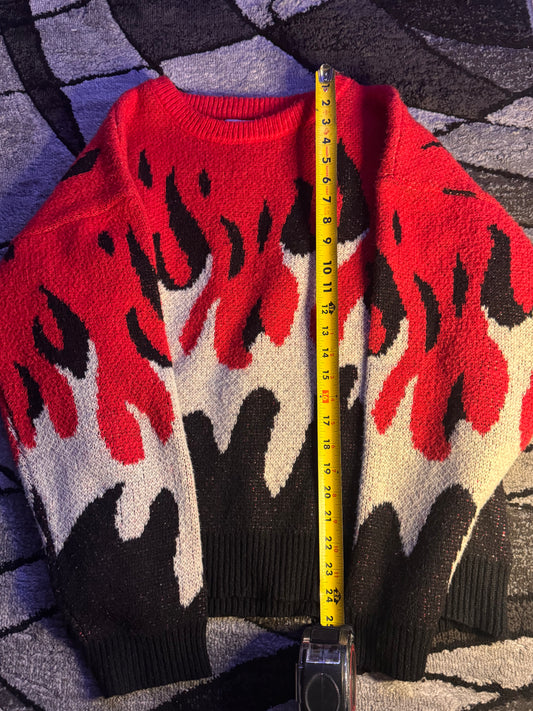 Zara Flames Crewneck